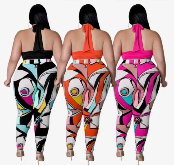 Plus Size 2 Piece Leggings
